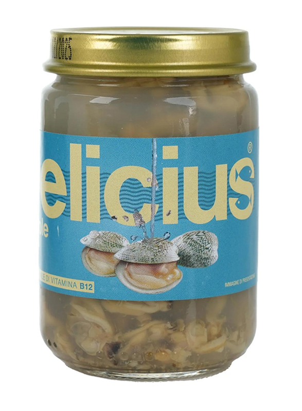 Delicius Clams Cooked In Own Juice in a Jar, 130g