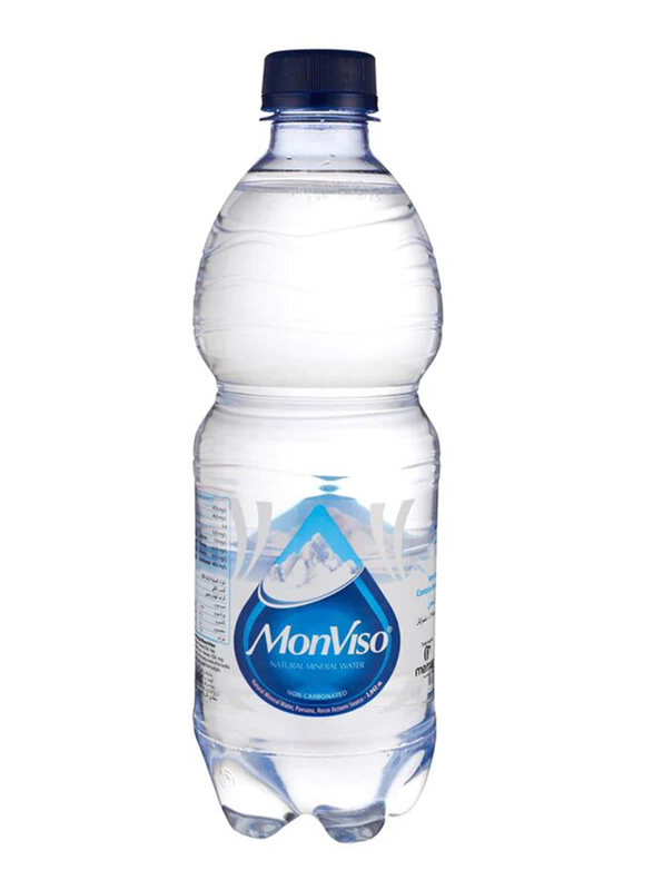 Monviso Still Italian Natural Mineral Water, 6 Bottles x 500ml