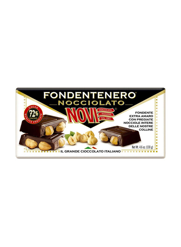 

Novi Dark Chocolate with Hazelnuts Bar, 130g