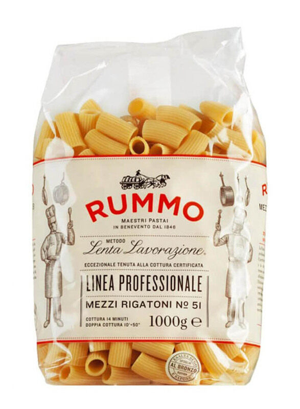 

Rummo Mezzi Rigatoni No.51 Pasta, 1 Kg