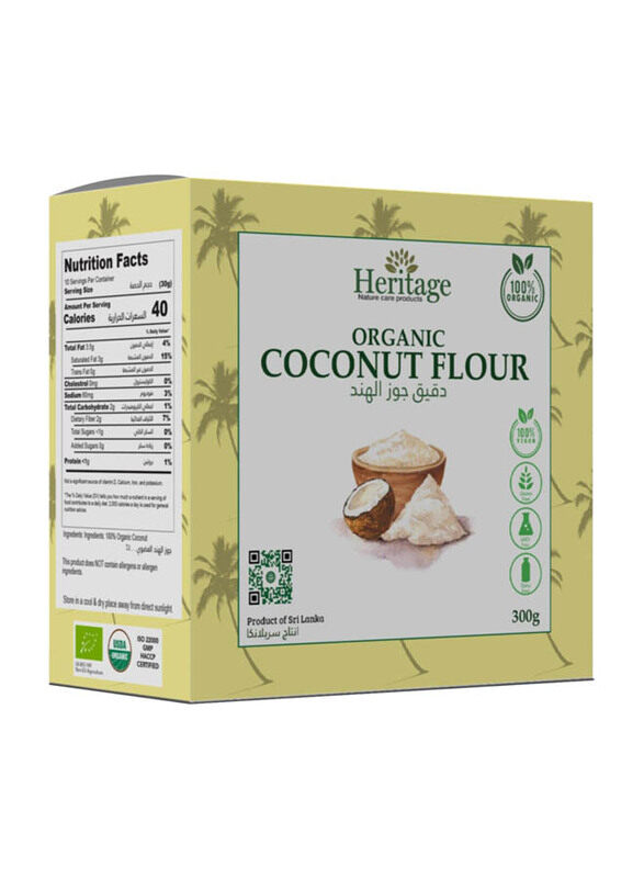 

Heritage Organic Coconut Flour, 300g