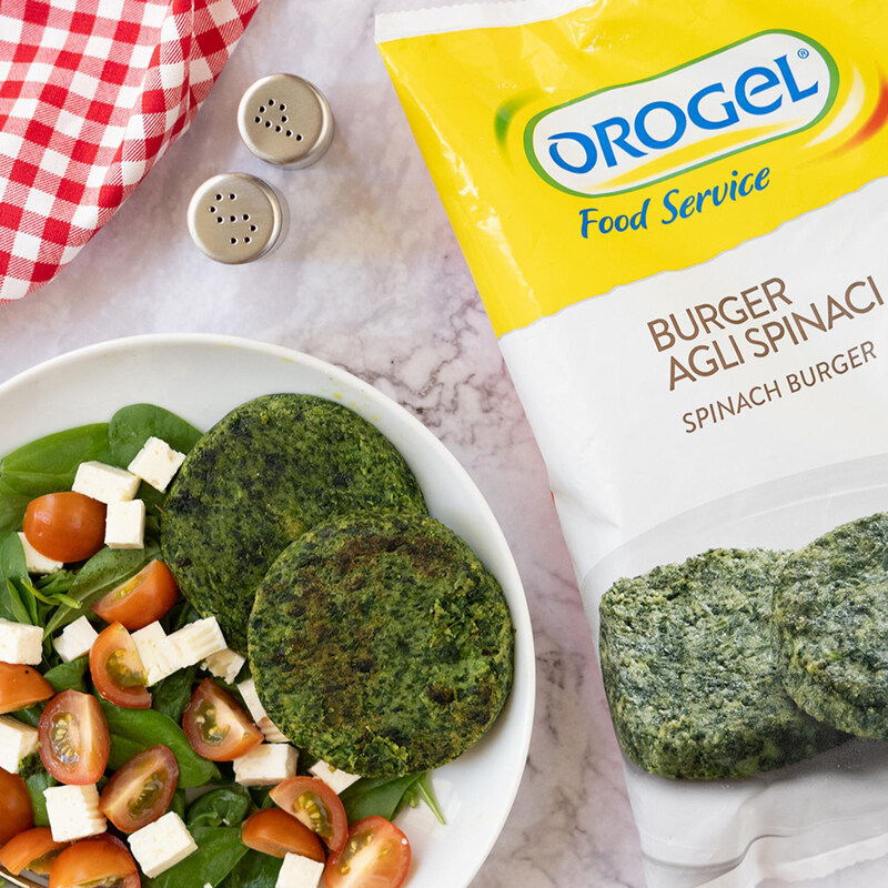 

Orogel Spinach Burger Frozen, 480g