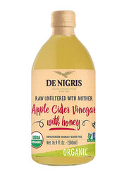 De Nigris Vinegar Apple with Honey Organic, 500ml
