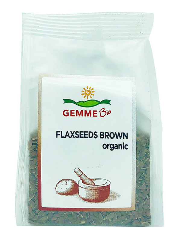 GemmeBio Flaxseeds Brown Organic, 125g