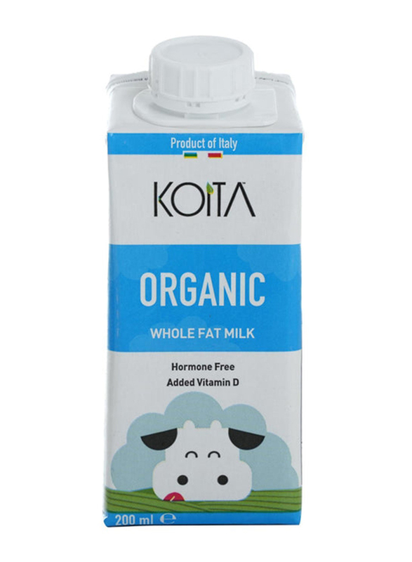 Koita Whole Organic Cow Milk, 200ml