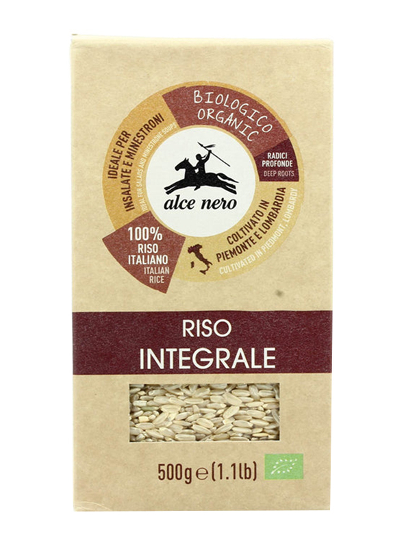 Alce Nero Rice Wholegrain Organic, 500g