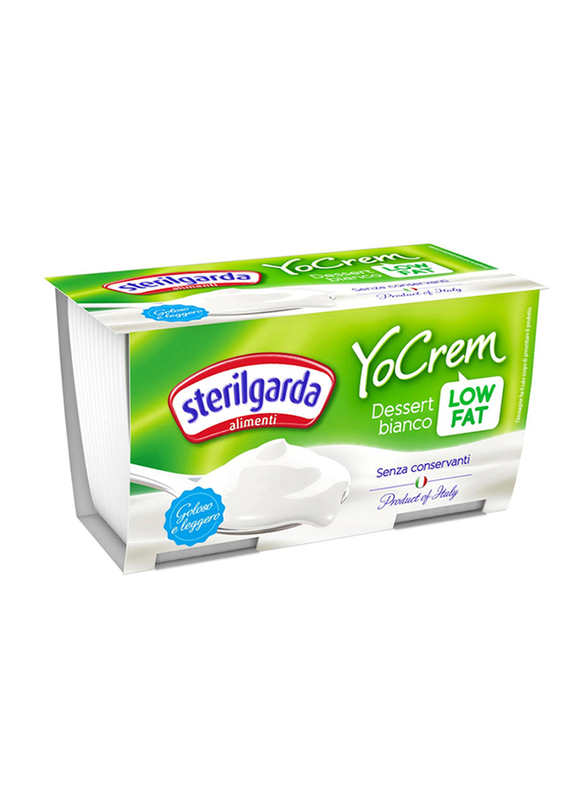 Sterilgarda Yocrem Natural Low-Fat Yogurt, 2 x 100g