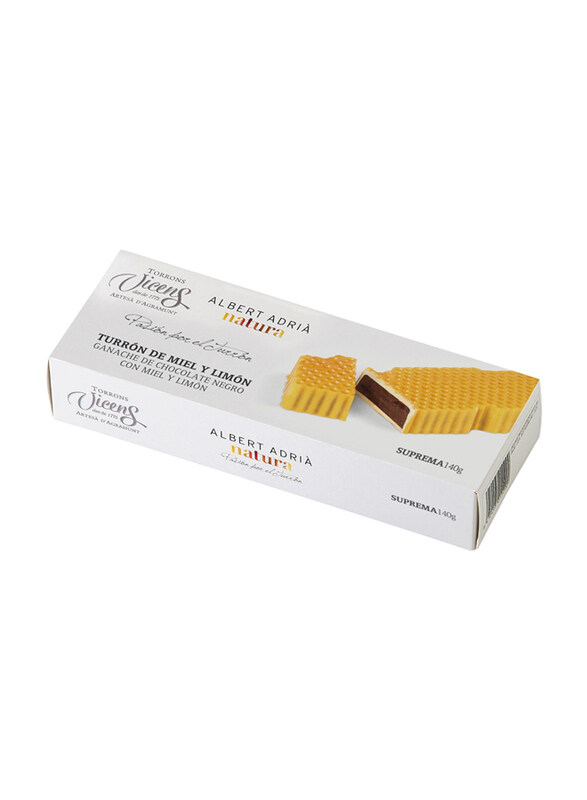 

Torrons Vicens Nougat Chocolate with Honey & Lemon Supreme, 140g