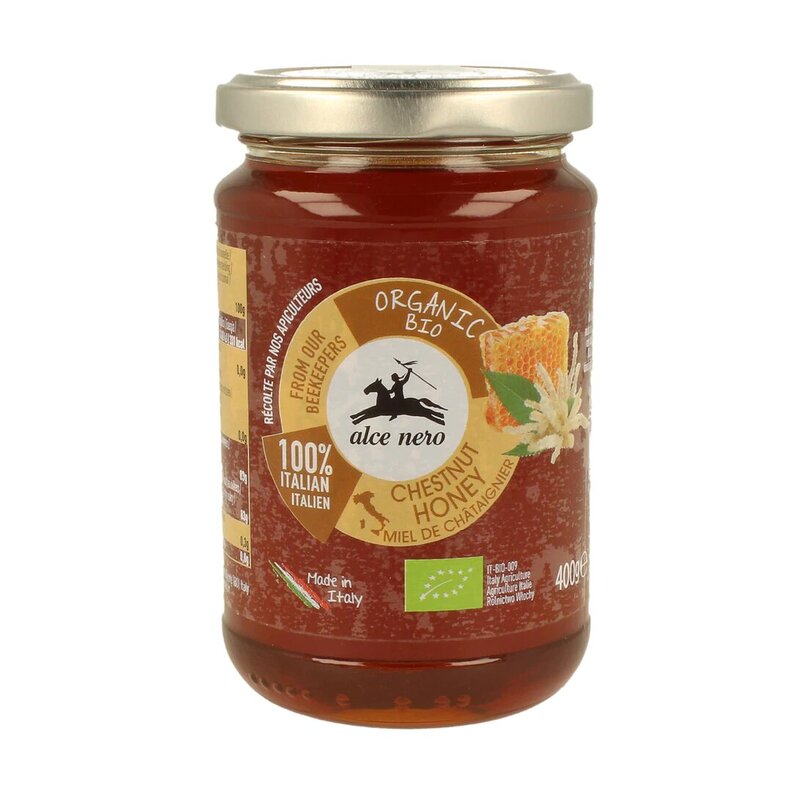 Alce Nero Organic Italian Chestnuts Honey, 400g