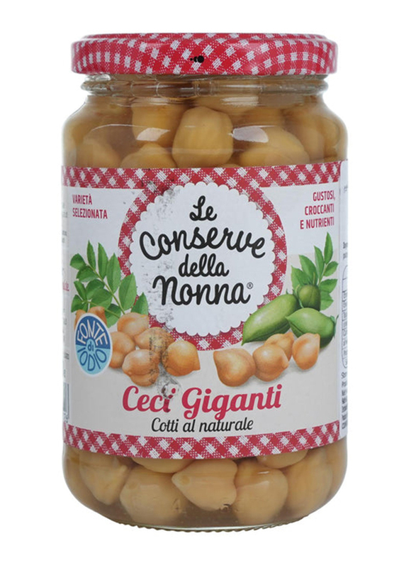 Conserve Della Nonna Cooked Chickpeas in a Glass Jar, 360g