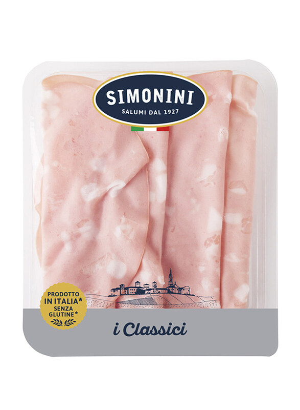 

Simonini Mortadella with Pistachio PGI Sliced Pork, 100g