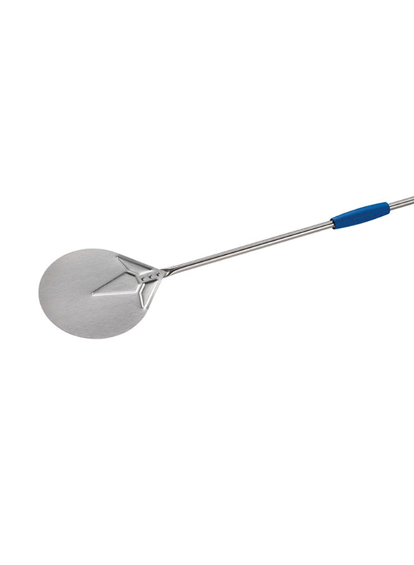 Gi.metal 17cm Small Pizza Peel, Silver/Blue