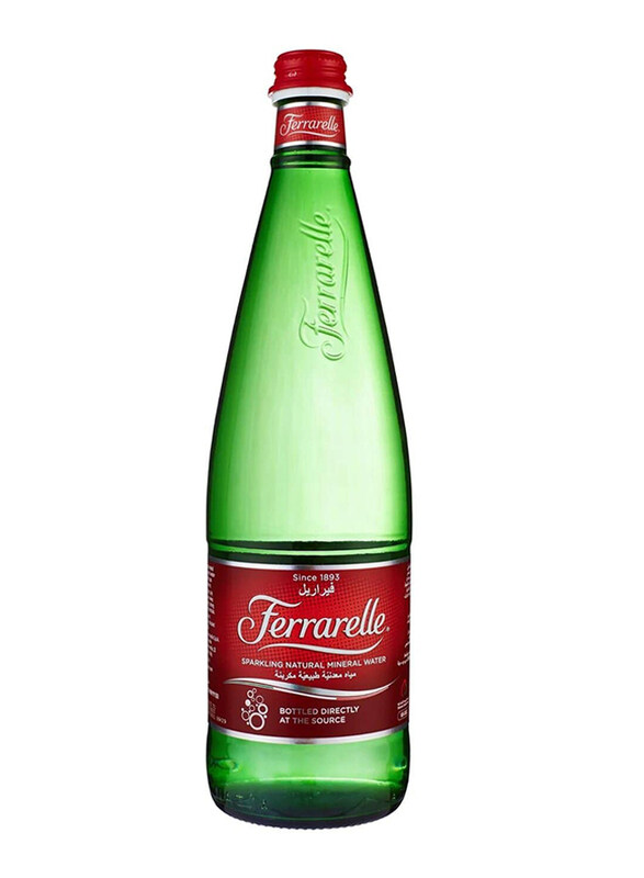 

Ferrarelle Sparkling Natural Mineral Water, 4 Glass Bottles x 750ml