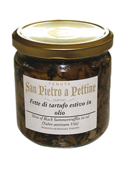 San Pietro a Pettine Black Summer Truffle Slices in EVO, 320g