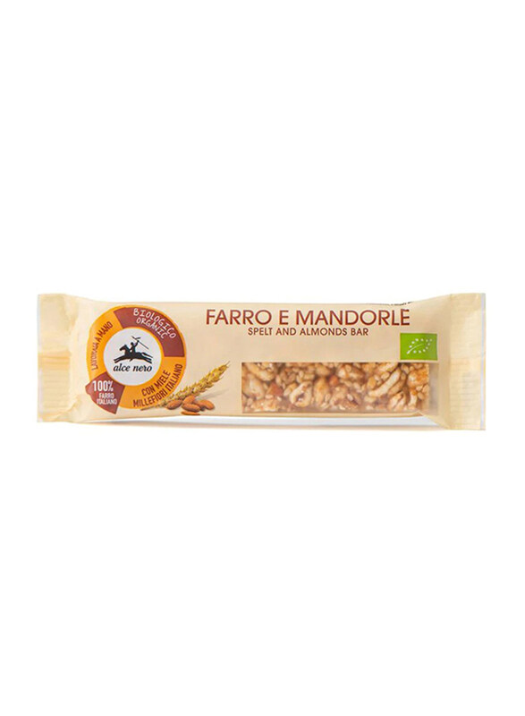 

Alce Nero Organic Spelt Bar with Almonds & Honey, 20g