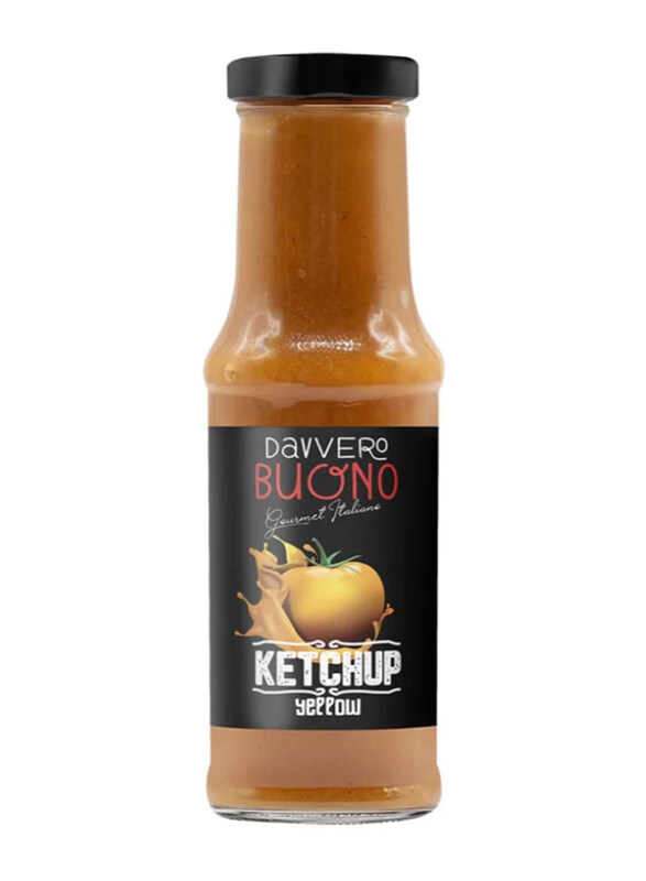 

Davvero Buono Yellow Datterino Tomato Ketchup, 230g