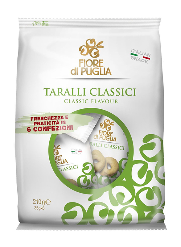 Flore di Puglia Taralli Classic, 6 x 35g