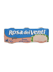 Rosa Dei Venti Tuna Yellowfin Olive Oil, 3 x 80g