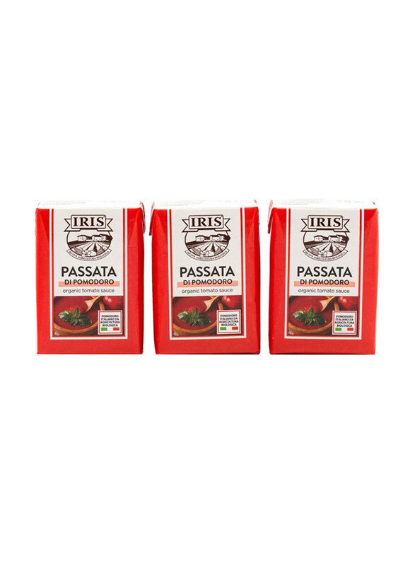 

Iris Passata Tomato Sauce, 3 x 200gm