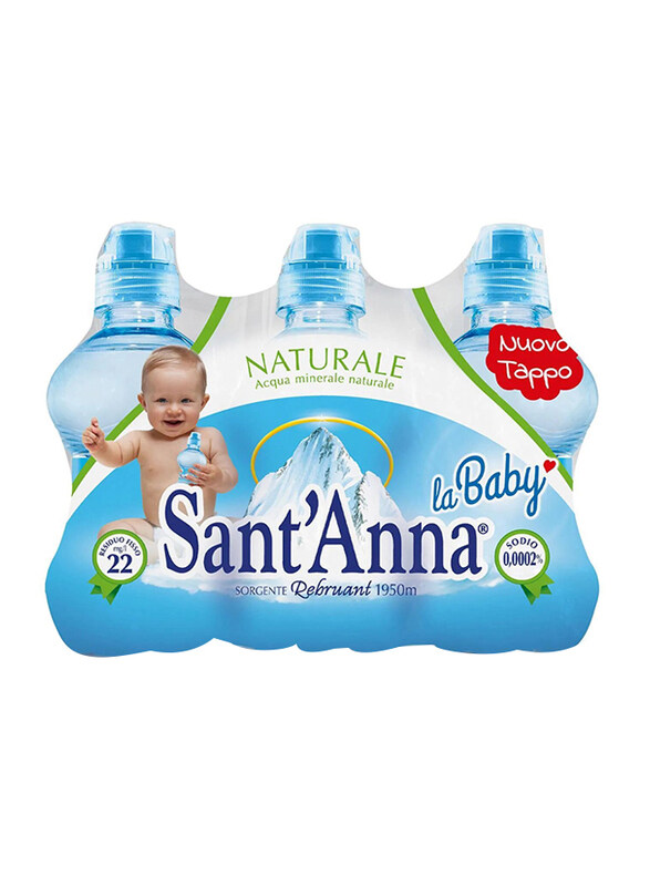 Santanna Still Water Pet with Sport Cap, 6 x 250ml