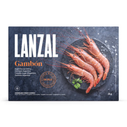 Lanzal Argentinian Whole Shrimp, 2KG