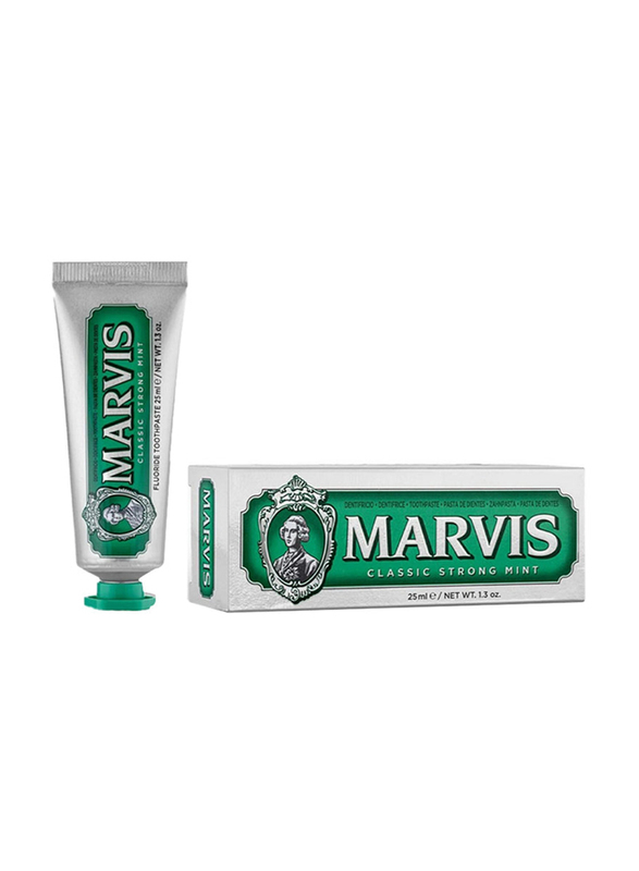 Marvis Strong Mint Classic Toothpaste, 25ml