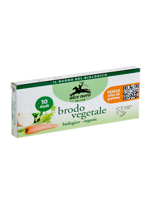 Alce Nero Vegetable Bouillon Cube Organic, 100g