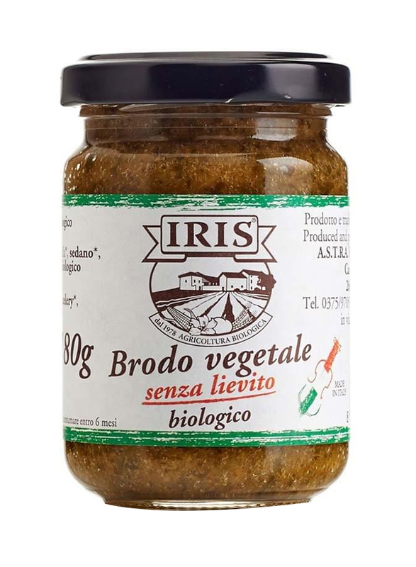 Iris Vegetable Broth Organic Italian, 180g