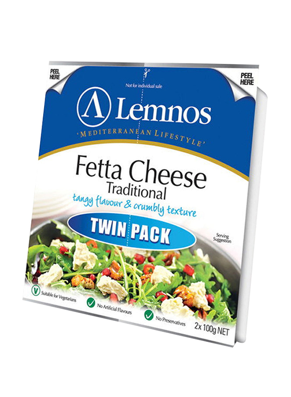 Lemnos Fetta Twin Pack Lemno Cheese, 2 x 100g