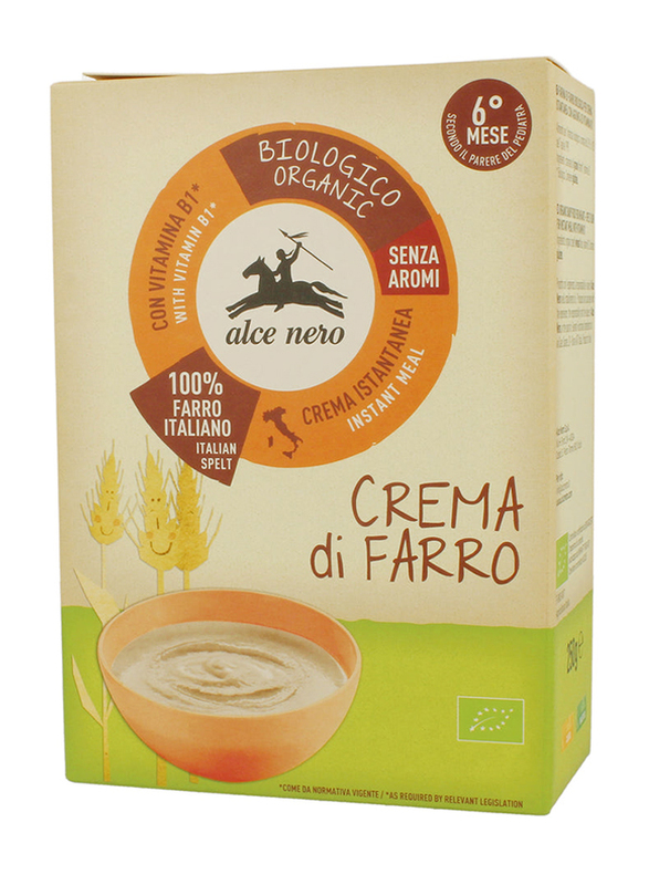 Alce Nero Organic Spelt Cream Baby Food, 250g