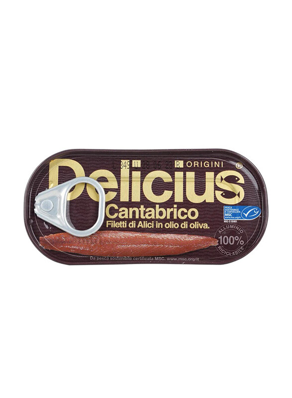 

Delicius Anchovy Fillets Cantabrian Olive Oil, 28g