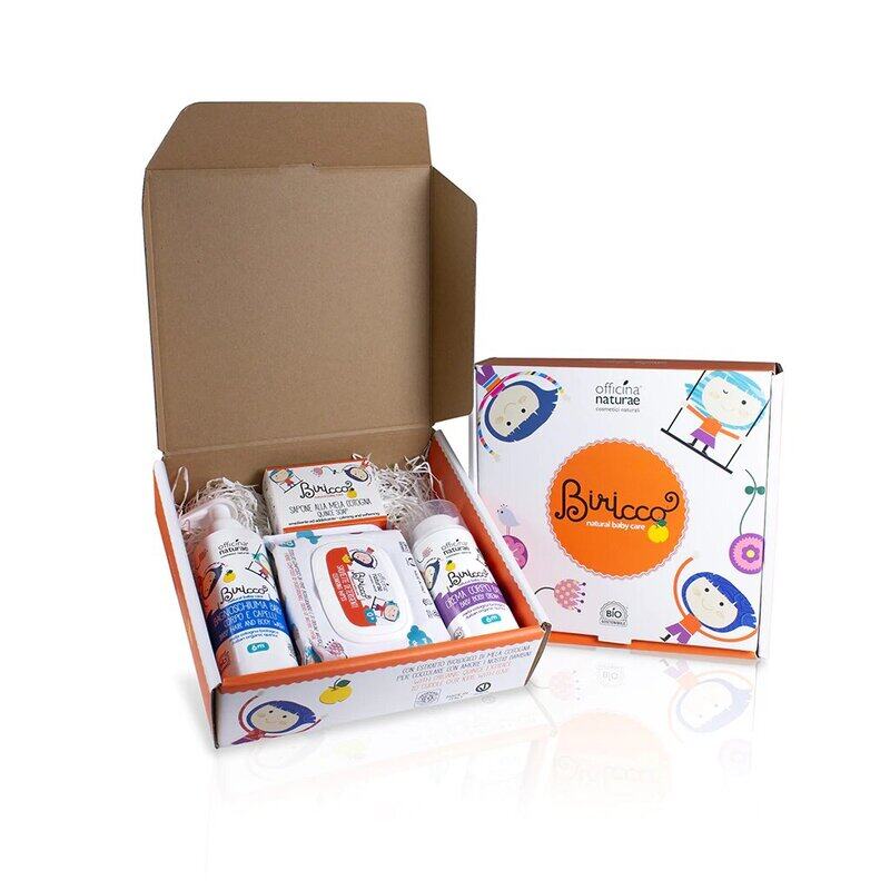

Biricco 4-Piece Baby Gift Box, White