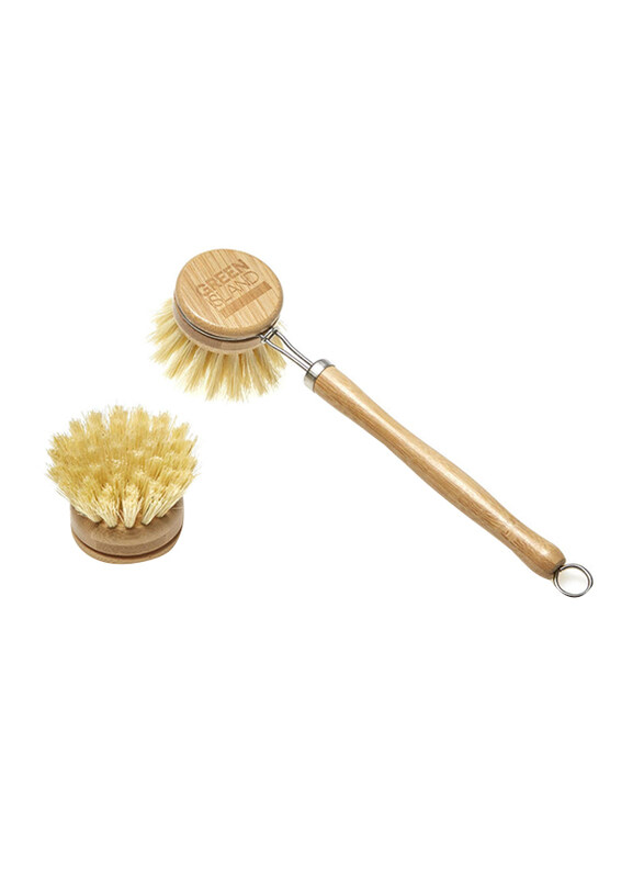 

Green Island Bamboo Dish Brush, Beige
