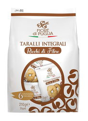 Flore di Puglia Taralli Whole Wheat, 6 x 35g