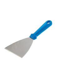 Gi.Metal Triangular Scraper, Silver/Blue