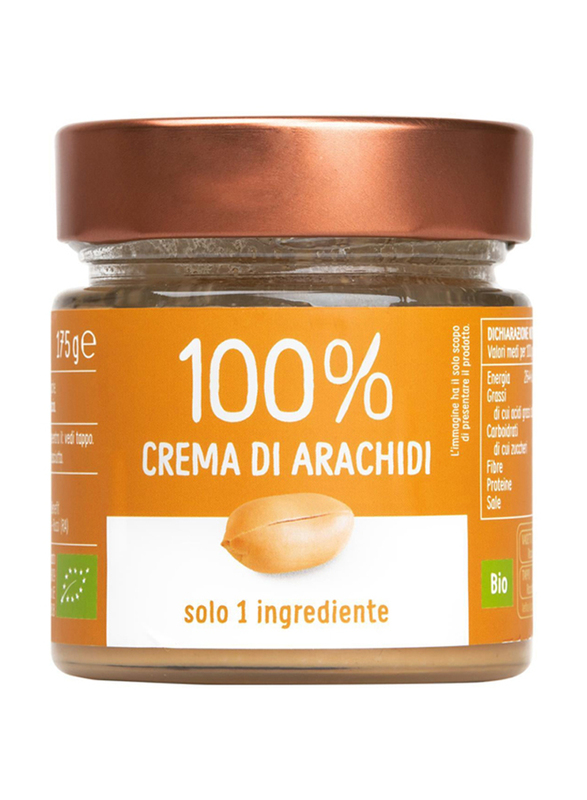 100% Peanuts Roasted Cream Organic, 175g