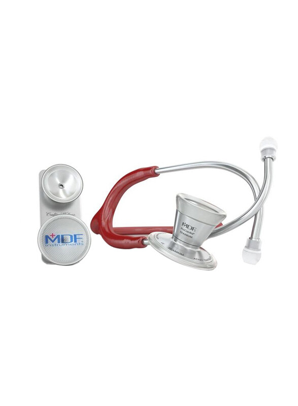 

MDF Instruments Procardial Titanium Adult & Pediatric Stethoscope, 797DDT17, Burgundy