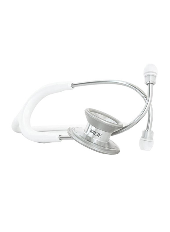 

MDF Instruments MD One Epoch Titanium Adult Stethoscope, 777T29, White