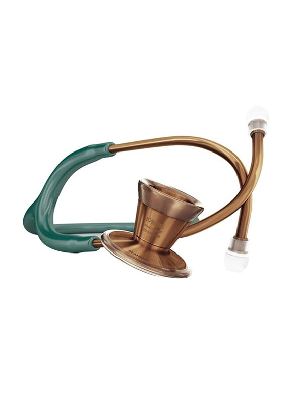 

MDF Instruments Procardial Titanium Cardiology Stethoscope, 797TCP21, Green/Cyprium