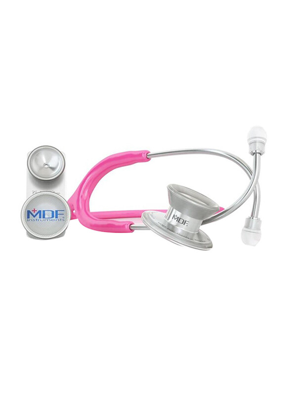 

MDF Instruments MD One Epoch Titanium Adult & Pediatric Stethoscope, 777DT32, Bright Pink