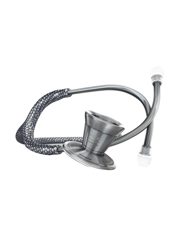 MDF Instruments Procardial Titanium Cardiology Stethoscope, Zeus, 797TZUMT, Carbon Fiber/Metalika