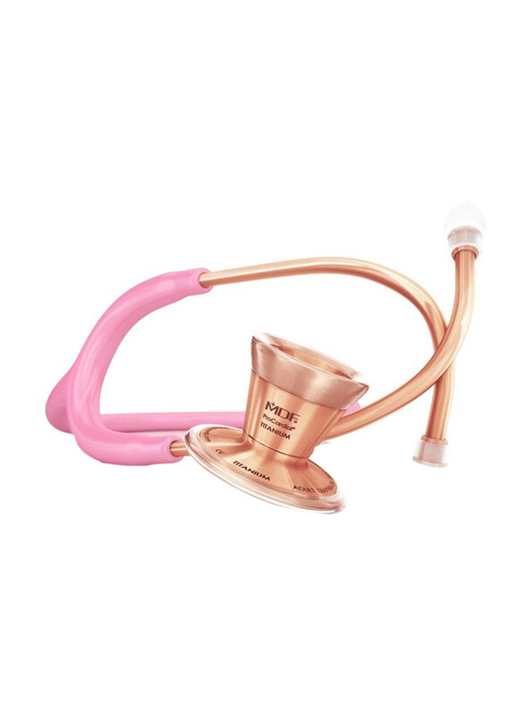 

MDF Instruments Procardial Titanium Cardiology Stethoscope, 797TRG01, Light Pink/Rose Gold