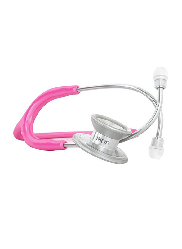 

MDF Instruments MD One Epoch Titanium Adult Stethoscope, 777T32, Bright Pink