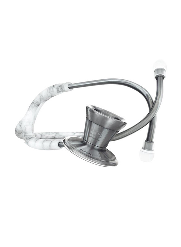 

MDF Instruments Procardial Titanium Cardiology Stethoscope, 797TMBMT, Carrera Marble/Metalika