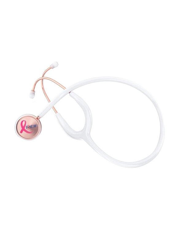 

MDF Instruments MD One Adult Stethoscope, 777RG29BC, White/Rose Gold