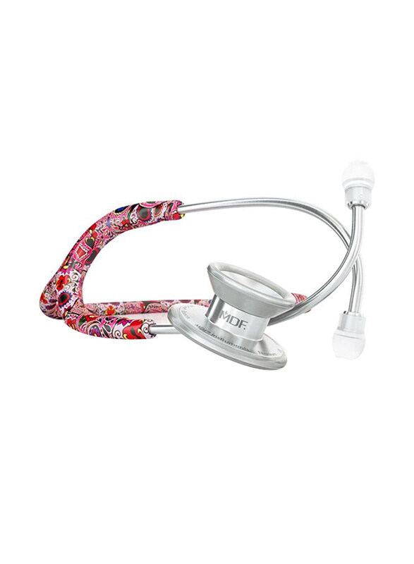 

MDF Instruments MD One Epoch Titanium Adult Stethoscope, 777TSK, Sugar Skull/Red