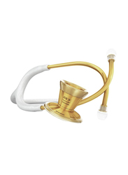 MDF Instruments Procardial Titanium Cardiology Stethoscope, 797TGL29K, White Glitter/Gold