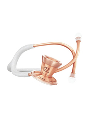 MDF Instruments Procardial Titanium Cardiology Stethoscope, 797TWGLRG, White Glitter/Rose Gold