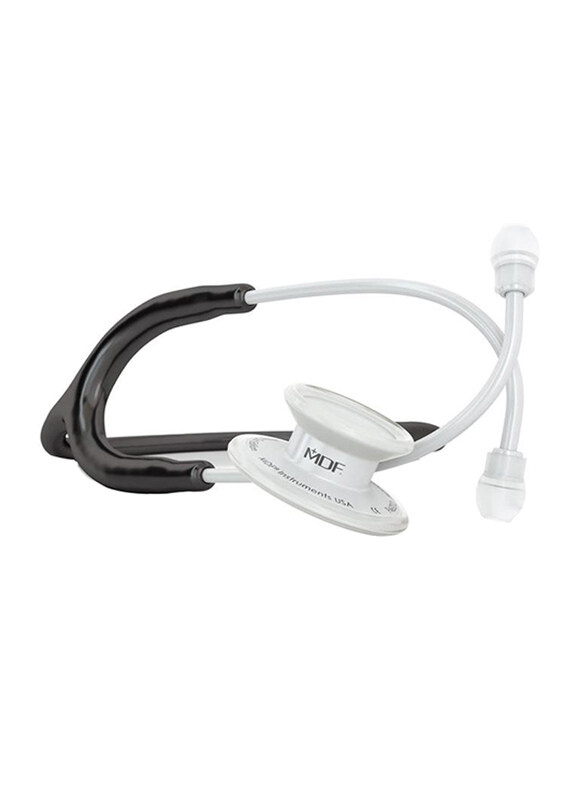 

MDF Instruments Md One Stainless Steel Adult Stethoscope, 777wo11, Black