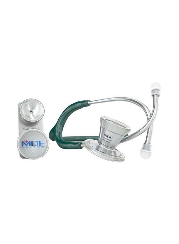 

MDF Instruments Procardial Titanium Adult & Pediatric Stethoscope, 797DDT21, Green